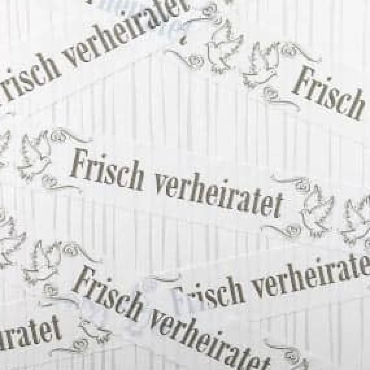 Abgrenzungsseil Frisch verheiratet