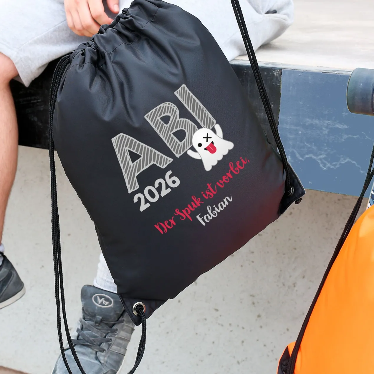 Abi-Bag - der coole Rucksack zum Abitur mit Ihrem Namen personalisiert