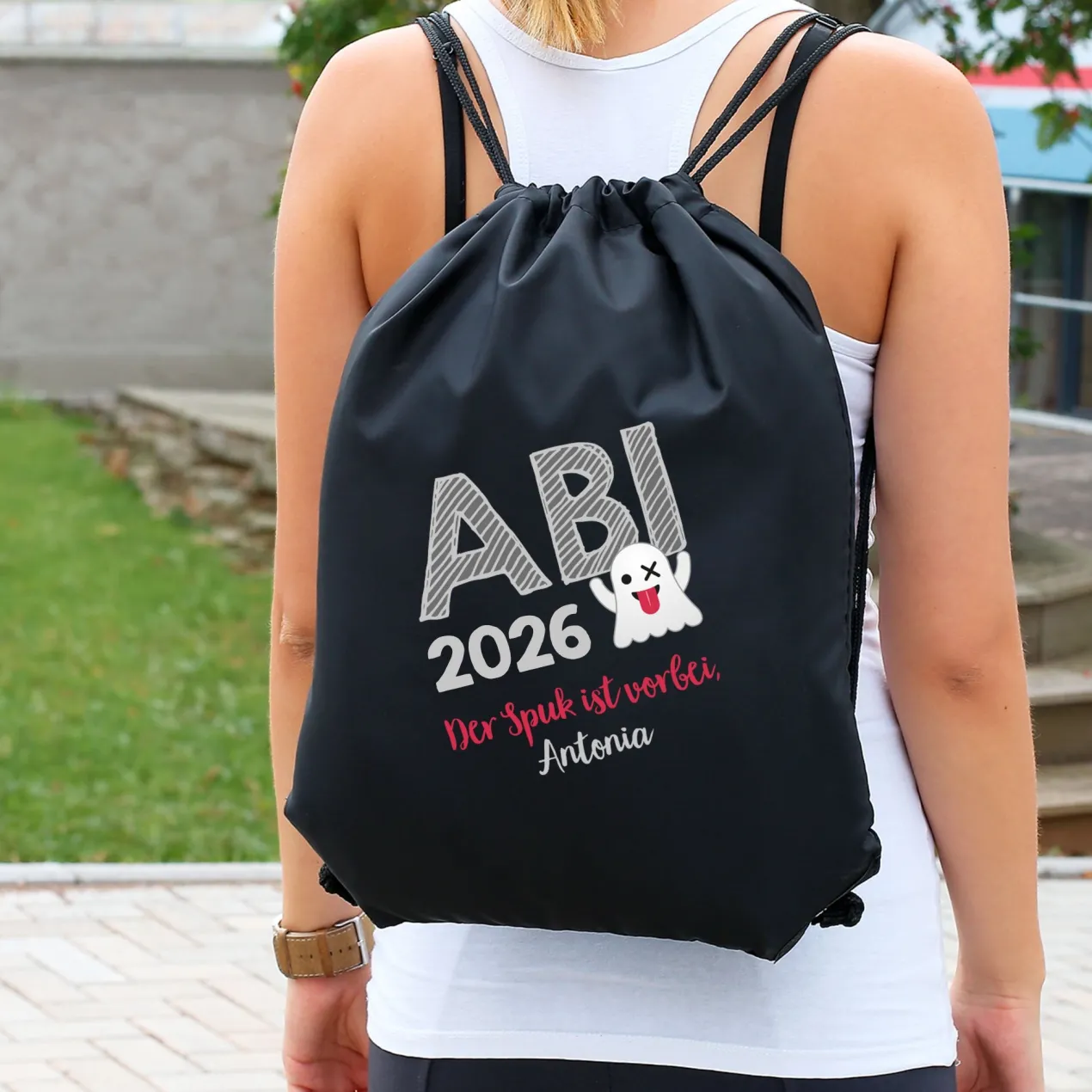 Abi-Bag - der coole Rucksack zum Abitur mit Ihrem Namen personalisiert