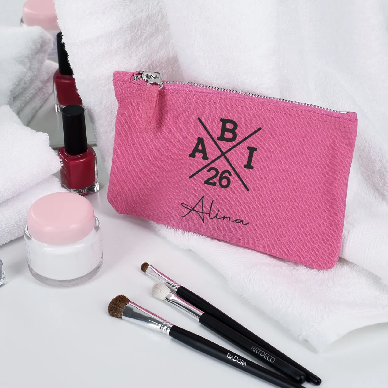 ABI kleine Tasche mit Name - 2 Größen auswählbar