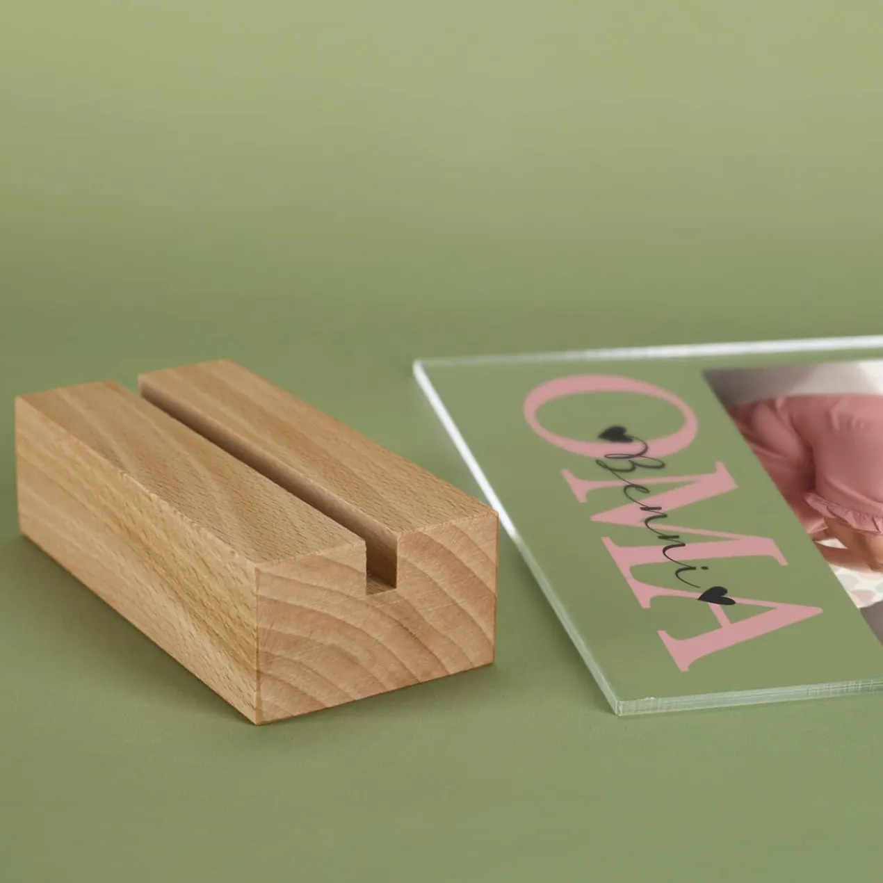 Acrylfoto - OMA - mit Ihrem Foto und Wunschtext