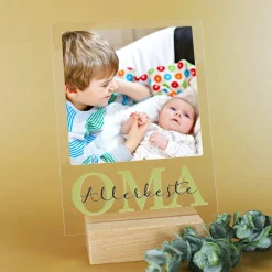 Acrylfoto - OMA - mit Ihrem Foto und Wunschtext