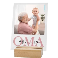 Acrylfoto - OMA - mit Ihrem Foto und Wunschtext