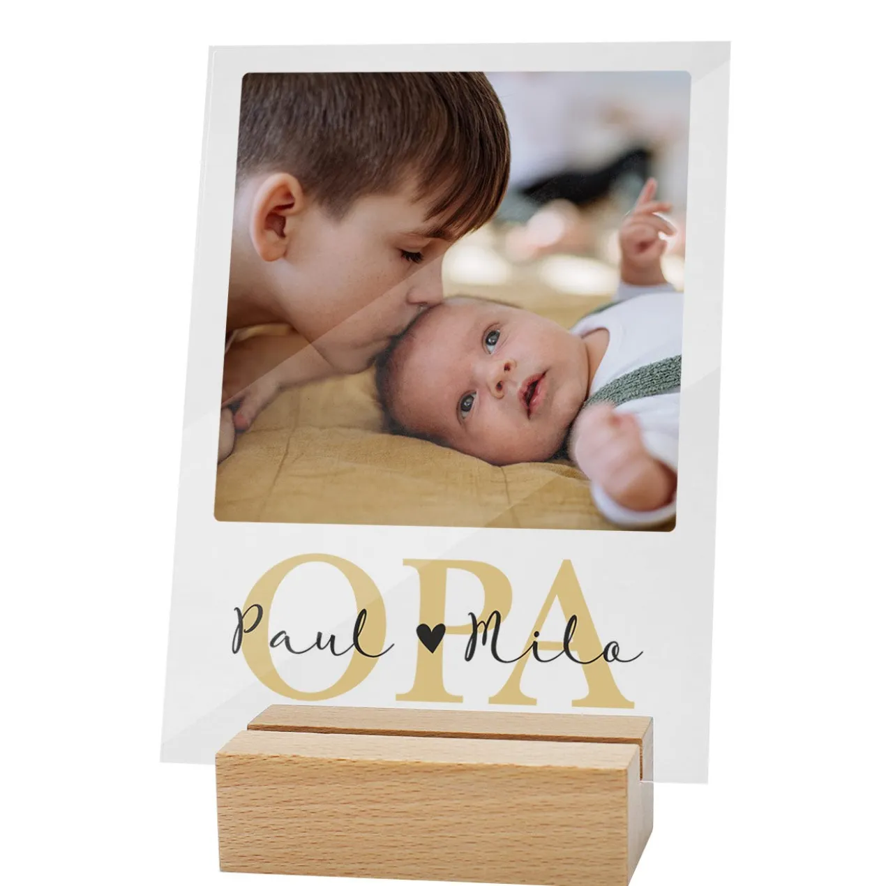Acrylglas - OPA - mit Foto und Wunschtext