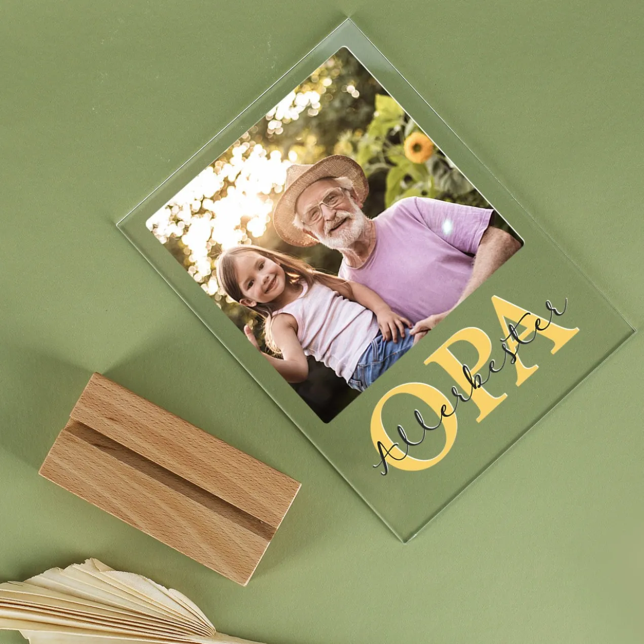 Acrylglas - OPA - mit Foto und Wunschtext