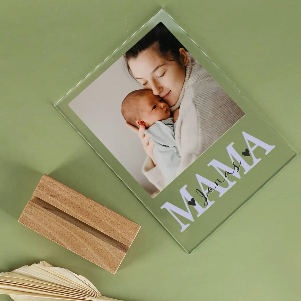 Acrylglasplatte - MAMA - mit Ihrem Wunschfoto