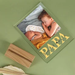 Acrylglasplatte - PAPA - mit Fotoaufdruck