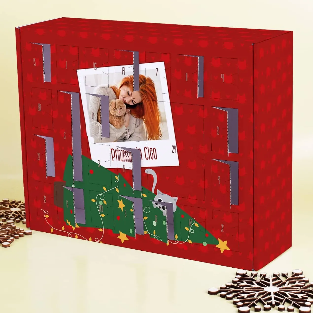 Adventskalender für Katzen zum selbst Füllen