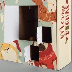 Adventskalender 'Merry Dogmas' für Hunde personalisiert mit Name | Kalender für Tierliebhaber