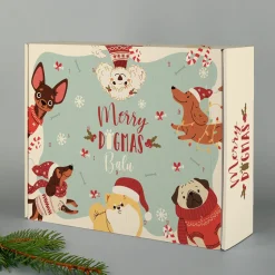 Adventskalender 'Merry Dogmas' für Hunde personalisiert mit Name | Kalender für Tierliebhaber