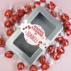 Adventskalender mit 24 Lindorkugeln und Namensaufdruck