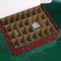 Adventskalender mit lustigem Spruch zum selbst Befüllen