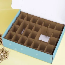 Adventskalender zum selber Füllen mit niedlichem Rentier