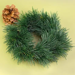 Adventskranz aus Tannenzweigen in zwei Größen | Hochwertige Kunst Dekoration zu Weihnachten