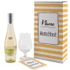 Alkoholfreier Cocktail im Set mit Box, graviertem Glas und Postkarte