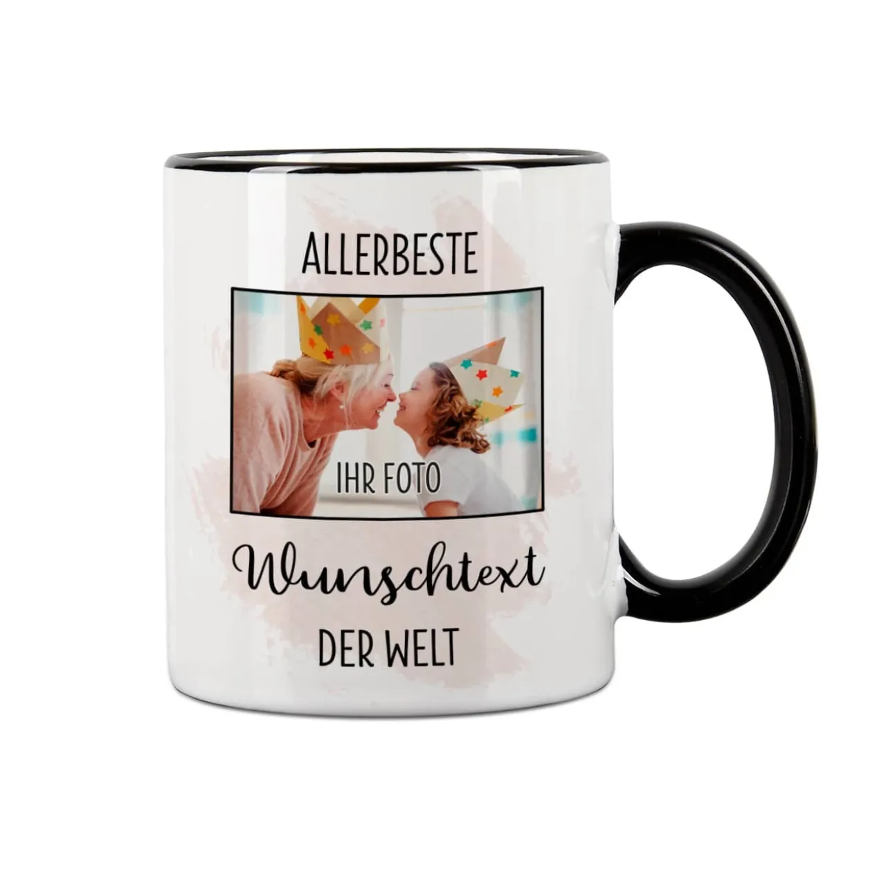 Allerbeste ... der Welt - Tasse mit Ihrem Foto für Frauen oder Männer