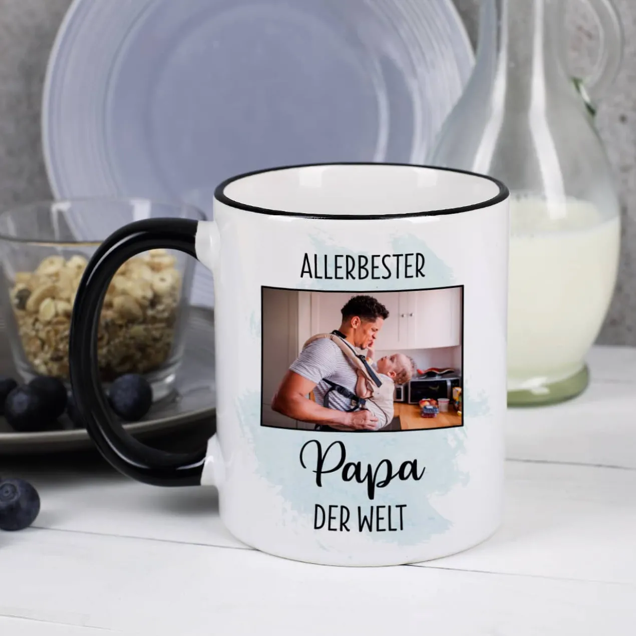 Allerbeste ... der Welt - Tasse mit Ihrem Foto für Frauen oder Männer