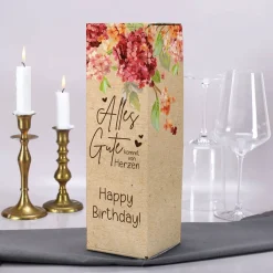 Alles Gute kommt von Herzen - Geschenkverpackung in fünf Größen