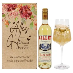 Alles Gute kommt von Herzen - Lillet Geschenkset zum Geburtstag