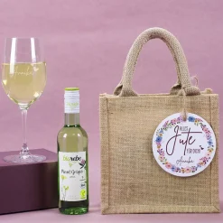 Alles Jute für Dich! - Wein Geschenkset in Jutetüte