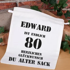 Alter-Sack-Beutel zum 80. Geburtstag