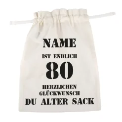 Alter-Sack-Beutel zum 80. Geburtstag