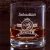Angler aus Leidenschaft - graviertes Whiskyglas mit Name