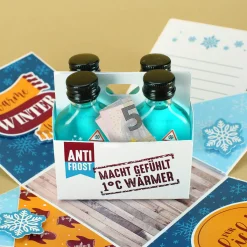 Anti Frost Explosionsbox mit Alkohol als Verpackung für Geldgeschenke & Gutscheine