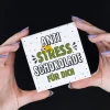 Anti Stress Schokolade - 4 Lindorkugeln in personalisierter Verpackung