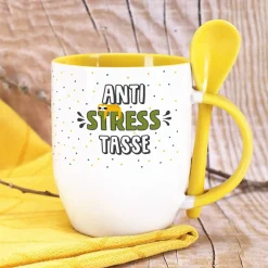 Anti-Stress Tasse mit kleinem Faultier