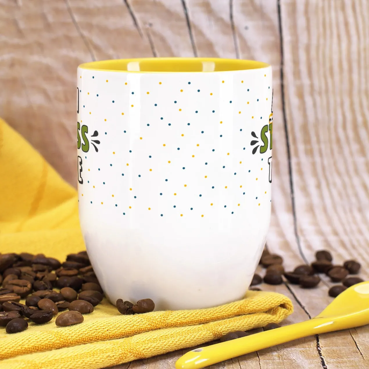 Anti-Stress Tasse mit kleinem Faultier