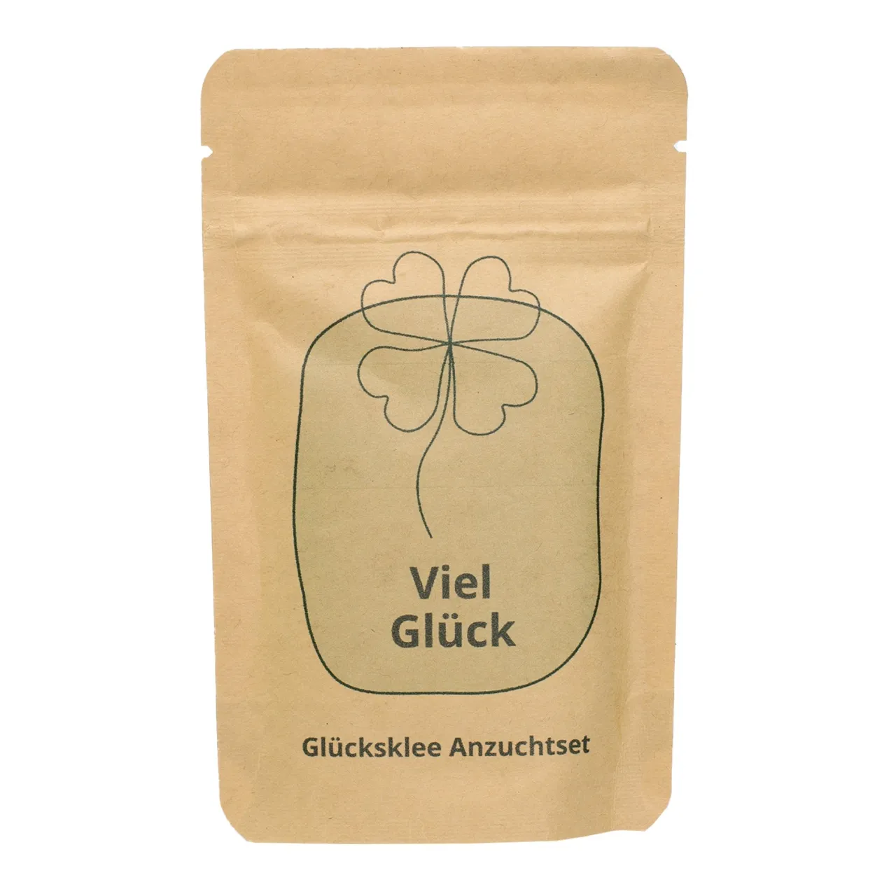 Anzuchtset - Viel Glück | pflanzfertiges Glücksbringer Geschenk