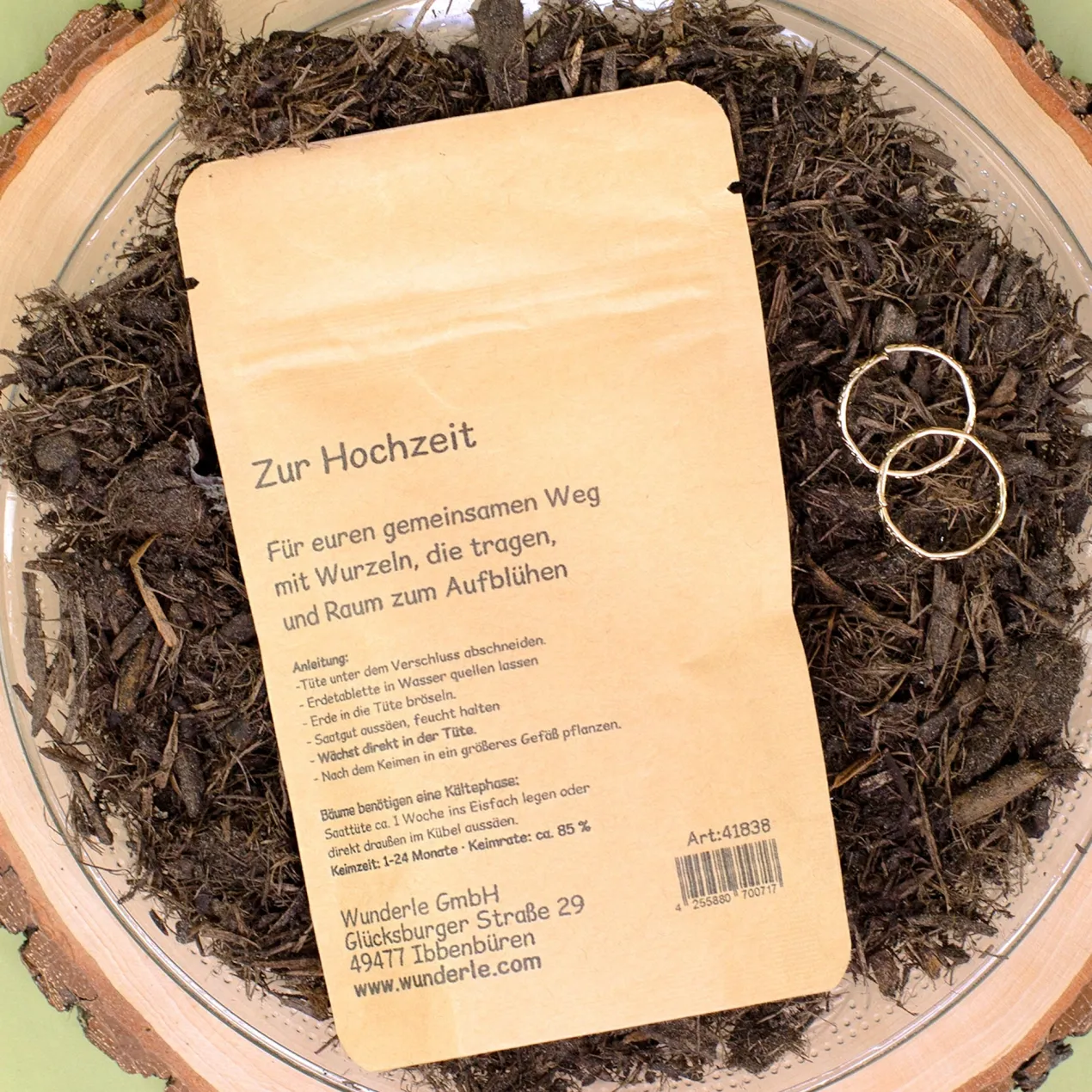 Anzuchtset - zur Hochzeit | pflanzfertiges Hochzeitsgeschenk