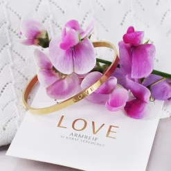 Armreif - LOVE - Gold