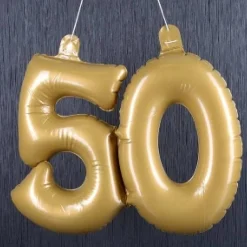 Aufblasbare 50 als Dekoration