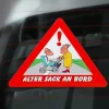 Aufkleber - Achtung Alter Sack an Bord