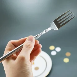 Ausziehbare Metallgabel