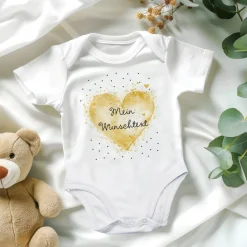 Babybody zum selbst gestalten mit Ihrem Wunschtext, 3 Größen auswählbar