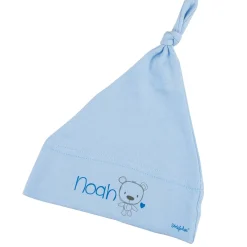 Babymütze in verschiedenen Farben mit Namensaufdruck