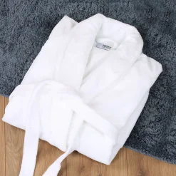 2 Bademäntel zur Hochzeit - Mr & Mrs mit Name bestickt, Unisex Gr. S-XXL