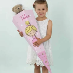Ballerina-Schultüte für Mädchen mit Wunschname