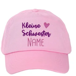 Basecap Kleine / Große Schwester mit Name