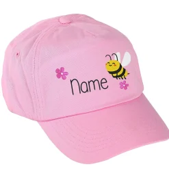 Basecap mit Bienchen und Ihrem Wunschnamen bestickt