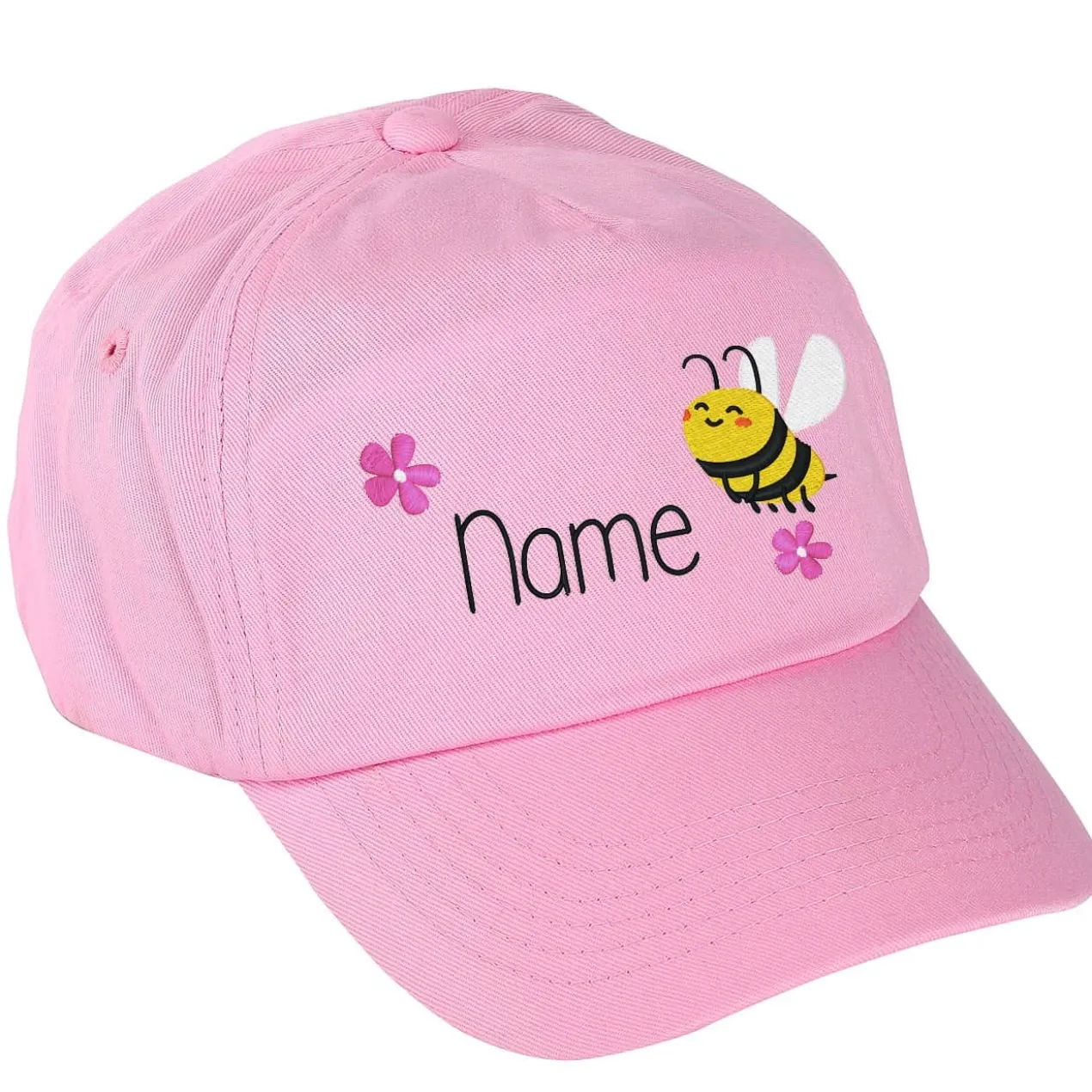 Basecap mit Bienchen und Ihrem Wunschnamen bestickt