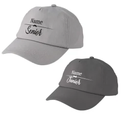 Basecap Set Senior und Junior mit Name
