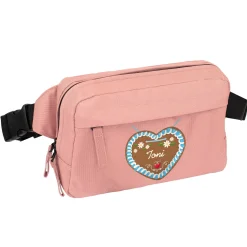 Bauchtasche mit Lebkuchenherz & Name personalisiert | Crossbody Bag für Volksfest, Frauen & Männer