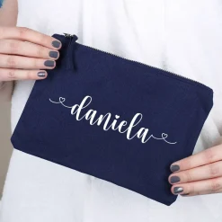 Beautycase in 5 Farben mit Namensaufdruck