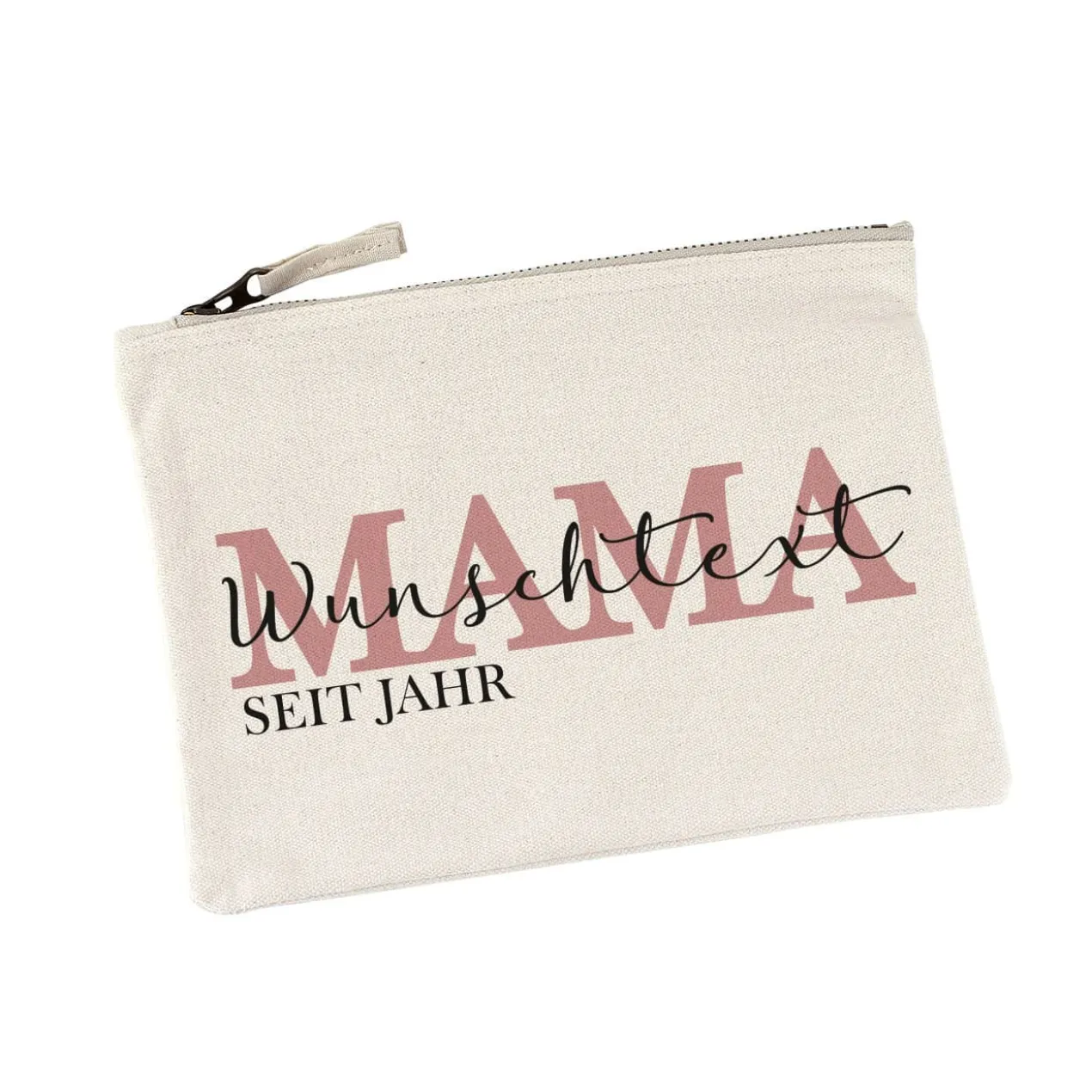 Beautycase - Mama seit - mit Wunschtext und Jahreszahl bedruckt