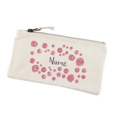 Beautycase mit Kreismotiv und Ihrem Namen