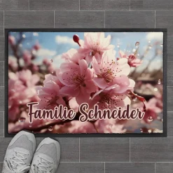 Bedruckte Fußmatten für den Frühling mit Ihrem Text - 6 Motive zur Auswahl